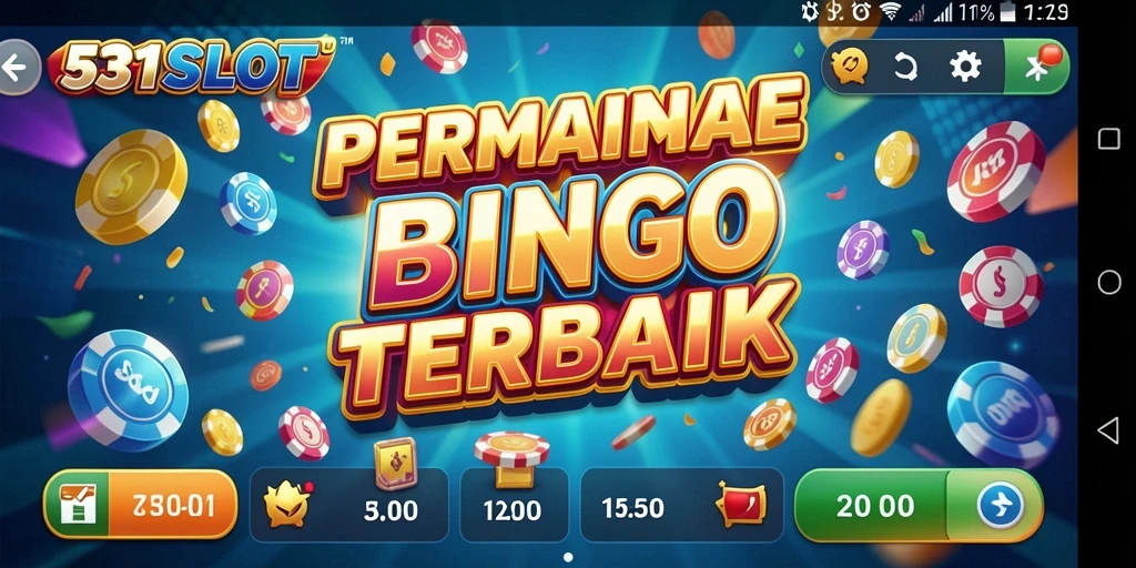 Tampilan menarik saat bermain Bingo di 531SLOT.
