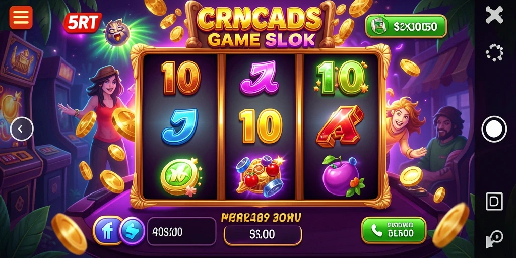 Tampilan gameplay seru dan menarik dalam permainan slot 5RT.