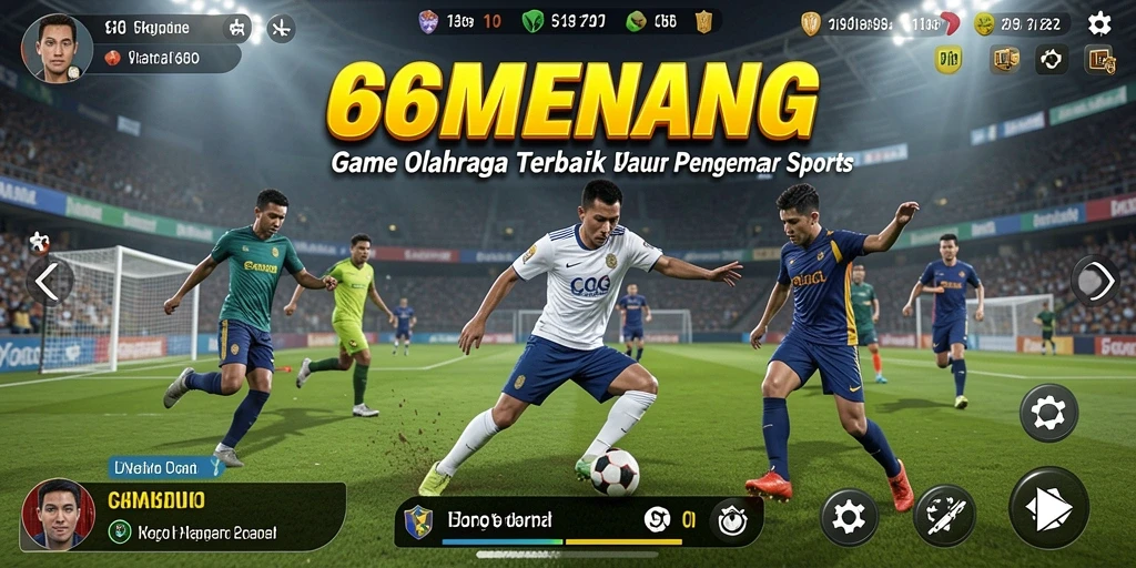 Tangkapan layar gameplay seru dari 66MENANG yang menampilkan aksi olahraga.