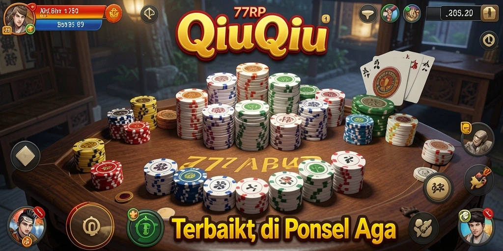 Tampilan gameplay QiuQiu yang menarik dan dinamis.
