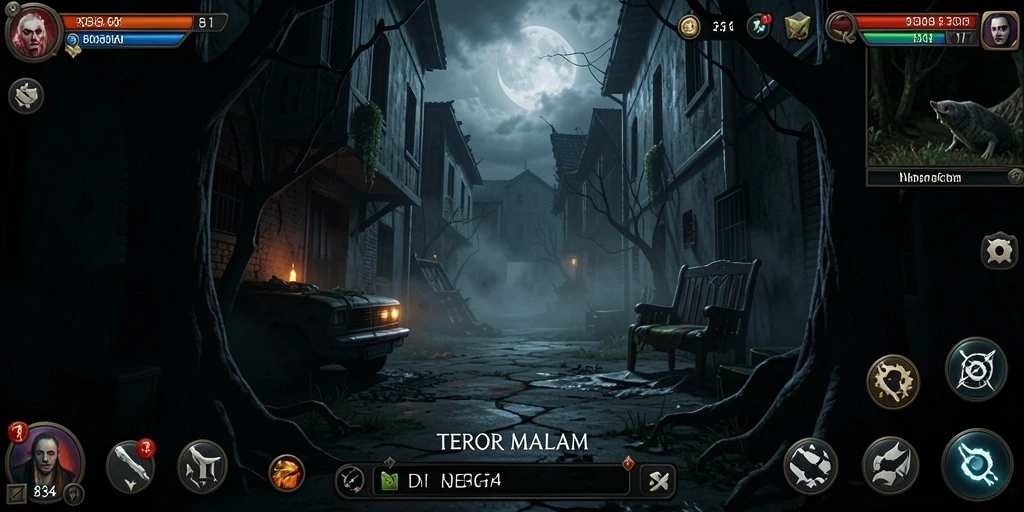 Gameplay menegangkan dari 8364 yang penuh dengan elemen horror.