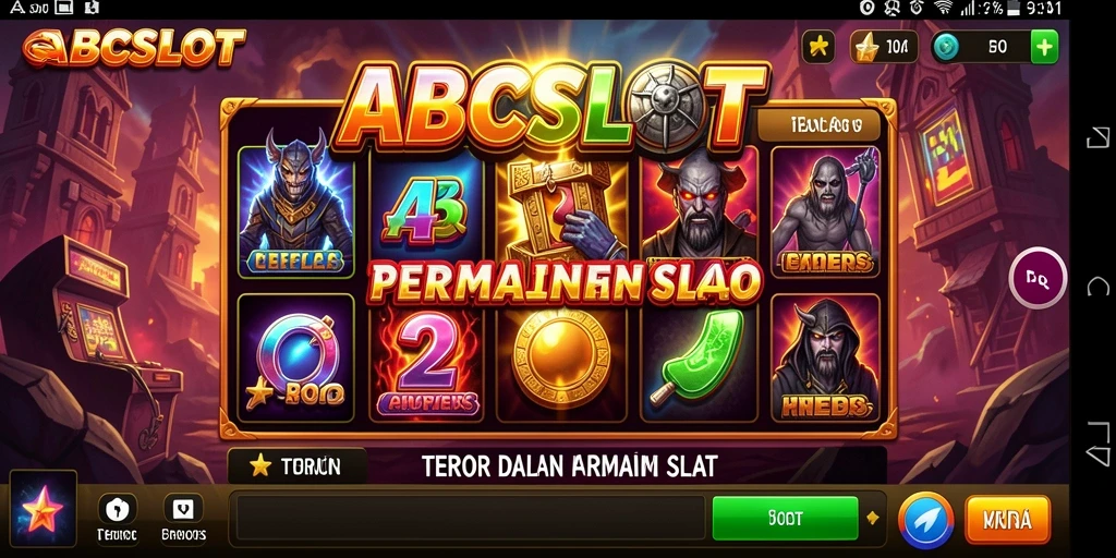 Tangkapan layar menampilkan atmosfer horor yang mendalam dalam ABCSLOT.