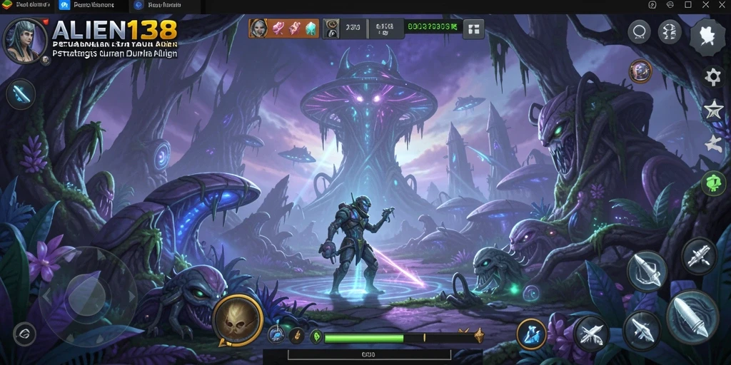 Tampilan menarik dari gameplay ALIEN138 yang penuh strategi.