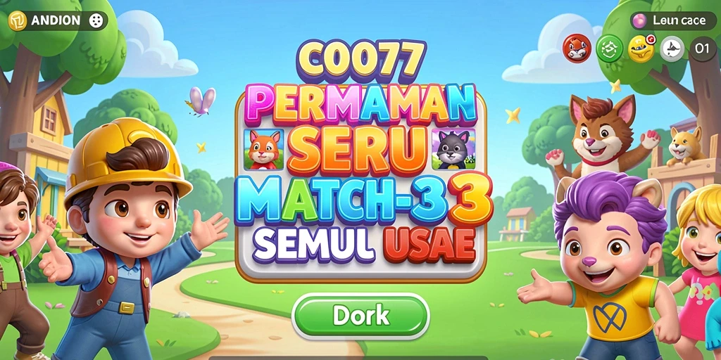 Gameplay seru dan menantang di C0077 Match-3.