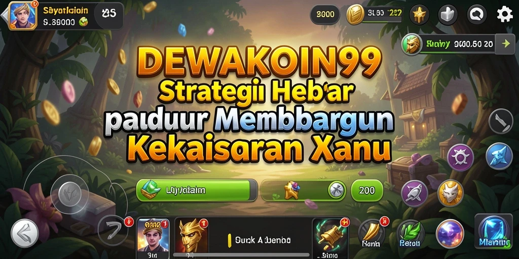 Tangkapan layar DEWAKOIN99 menampilkan aksi pertempuran strategi yang mendebarkan.