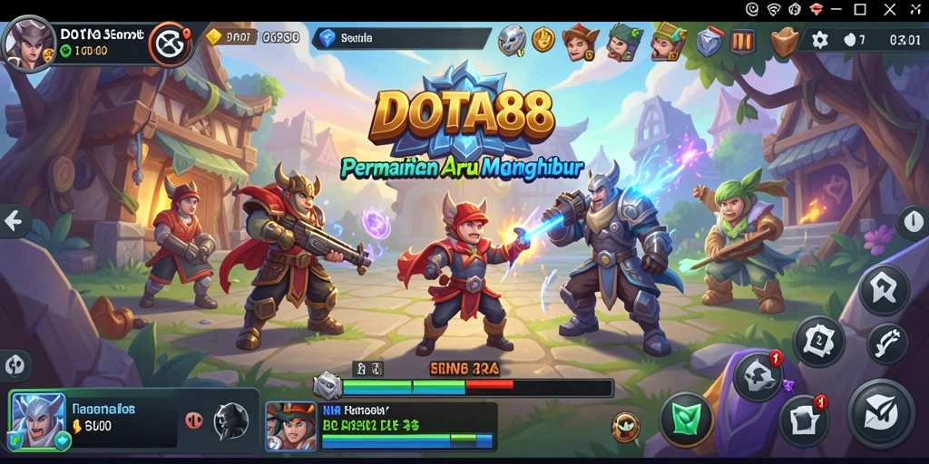 Gameplay Arcade DOTA88 yang seru dan penuh tantangan.