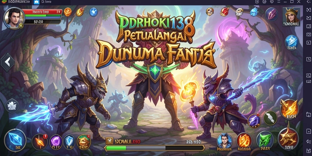 Tampilan seru gameplay RPG di IDRHOKI138 dengan karakter yang penuh aksi.