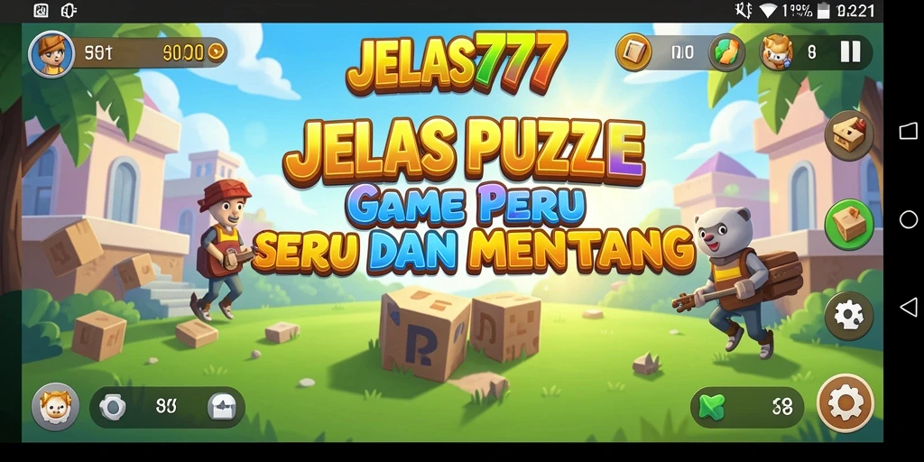 Tangkapan layar dari gameplay Puzzle menarik JELAS777.