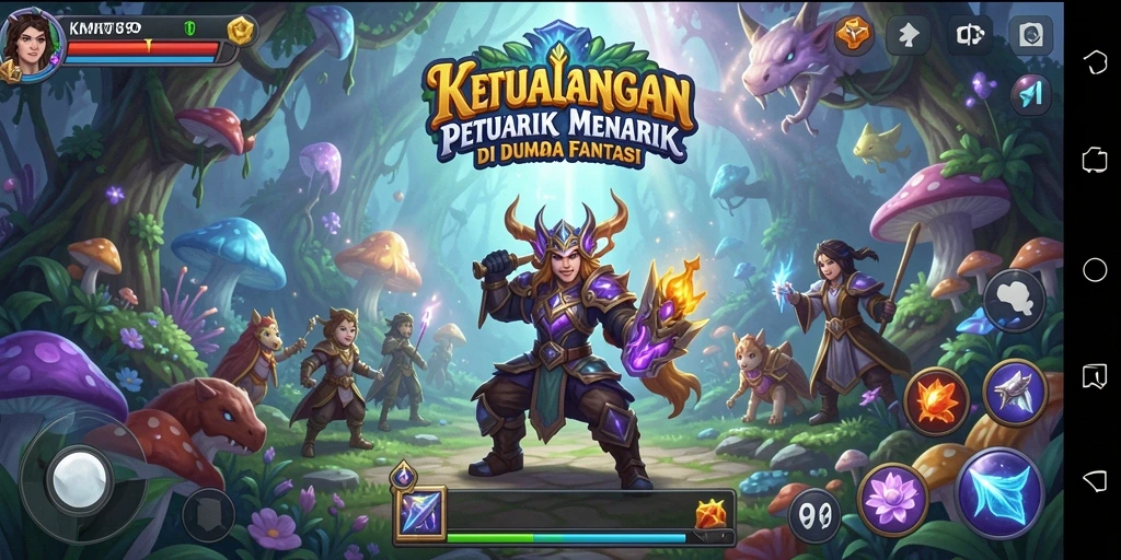 Tampilan gameplay KM789 yang seru dan menantang di dunia petualangan.