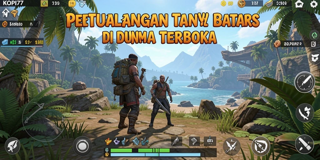 Tampilan gameplay KOPI77 yang menakjubkan di dunia terbuka.