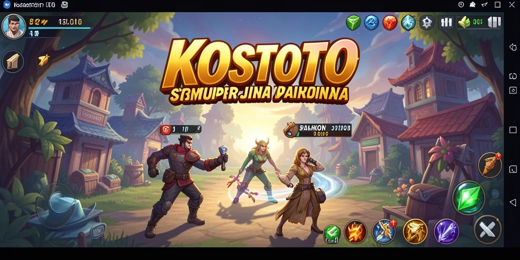 Gameplay KOSTOTO yang menarik dan menantang strategi.