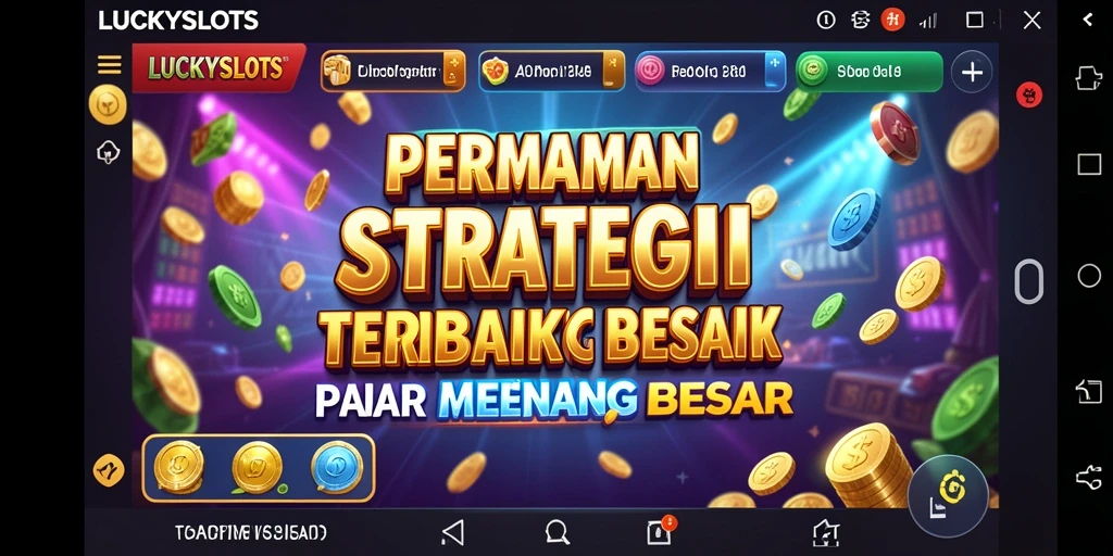 Tampilan gameplay LUCKYSLOTS yang penuh strategi dan keseruan.