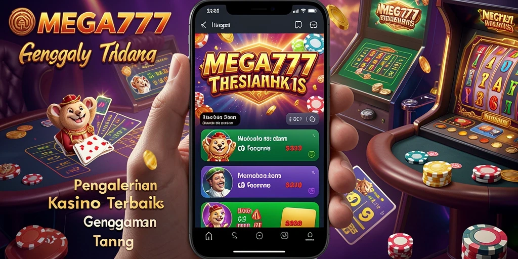 Screenshot MEGA777 menunjukkan permainan kasino yang seru dan grafis yang menawan.