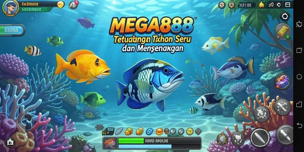 Gameplay seru menembak ikan di MEGA888.