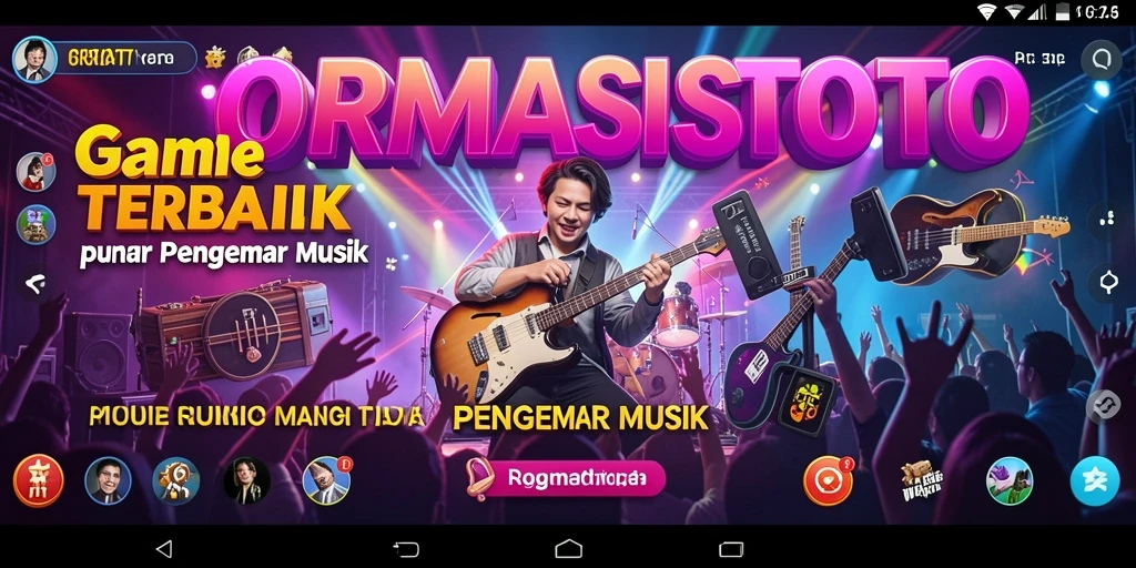 Tampilan gameplay ORMASTOTO yang penuh warna dan interaktif.
