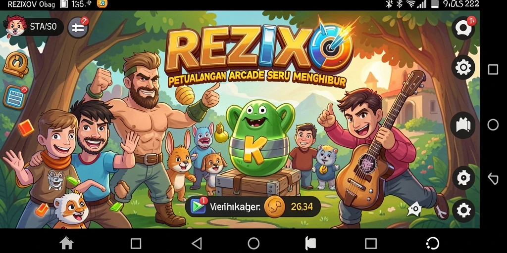 Gameplay seru dan penuh aksi di REZIXO.