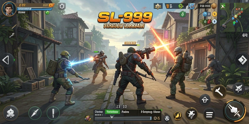 Tampilan gameplay strategis SL999 yang mendalam dan menantang.