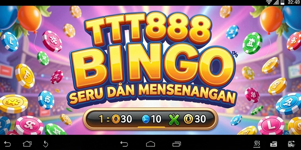 Tampilan gameplay Bingo yang menarik dan mengasyikkan di TTT888.